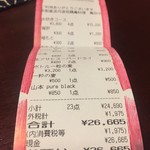 鳥田中 - 今日のお会計はいくらかな　1人6,666円通し！　コスパ良すぎです