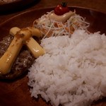 びっくりドンキー - ドンキー満喫セット(1414円)　チーズバーグディッシュ150g