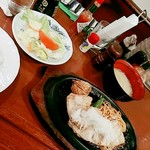 Budou Tei - ランチ　お魚のステーキ　カジキマグロ