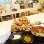恵美須商店 - あほ盛りから揚げ定食