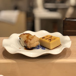 鮨いずみ - 穴子、厚焼き玉子