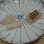 奈可久 - 真鯛
                                もっちりと吸い付くような舌触り