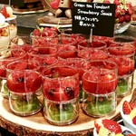 ザ・テラス - 抹茶のフォンダン 苺ソース