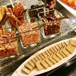 ザ・テラス - アイスのコンディメントコーナーにチョコ発見！