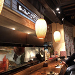 桜庵 - 1階カウンター席♪