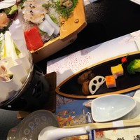 屋形船 品川 船清 - 「突出し」「前菜」と「舟盛り」