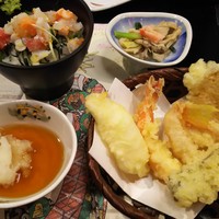 屋形船 品川 船清 - 揚げたて「天麩羅」と「海鮮バラちらし」