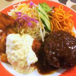 昭和軒 - 料理写真:ミンチカツ＆チキン南蛮