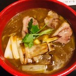 手打ちそば ほさか - 鴨カレーうどん