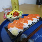 魚河岸 ひかり寿司 - 焼酎＆押寿司で晩酌！(2019年1月)