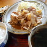 麺工房 華 - 生姜焼き定食
