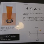 ゴールデンラビットビール - メニュー２