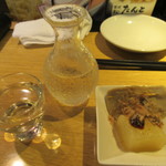 日本酒の冷や（１合・花の舞の本醸造）