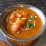 アジアンダイニング ダリマ - ・「ランチセット ベジタブルカレー(¥800)」のアップ。