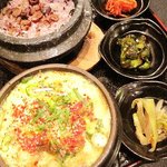 韓国料理 釜山 - ゲランチム定食 ￥８８０