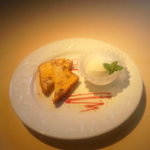 Trattoria MARSUPINO - ニンジンのケーキとヨーグルトアイス