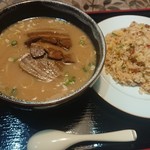 福臨門 - チャーシュー麺＋炒飯