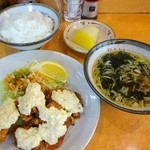 中華・洋食 やよい - ランチ鳥南蛮定食750円