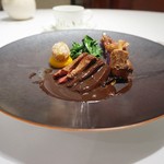 レストランひらまつ 広尾 - 2019年1月利用。シェフお任せランチ4品コース