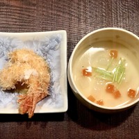 十皿 - エビフライと手作り豆腐