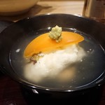 御幸町 田がわ - フグ白子かぶら蒸し 201901