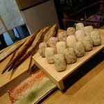 御幸町 田がわ - お土産で作ってくれたおにぎり 201901