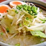 麺や ねぎ坊 - 野菜ラーメン「あっぷ図」