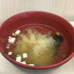 早稲田大学生活協同組合理工カフェテリア - (料理)豆腐とわかめの味噌汁