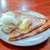ポポット - 料理写真:■バター砂糖のクレープ 756円 アイスクリームのトッピング（+324円）