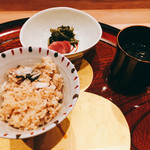 温味 - 河豚の炊込みご飯