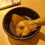 地葉 - 2018.12.  手羽元の辛味噌煮込み