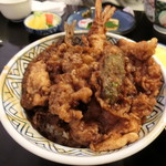 大黒家天麩羅 - 天丼アップ