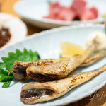 おでんと串揚げ らかん -  氷下魚一夜干  480円