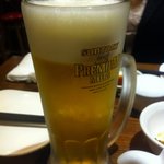TAKE CHAO - 乾杯のビール★美味しそう。プレモル（中）480円。小は280円バリ安！