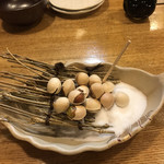 居酒屋山さん - 塩炒り銀杏