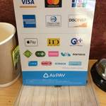 ブレッドアンドコーヒー グリーンテラス - 各種クレジットカード・電子マネー利用可