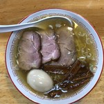 中華そば(中)600円＋チャーシュー200円＋卵100円