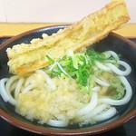 やなぎ屋 - かけうどん小200円 ちくわ天90円