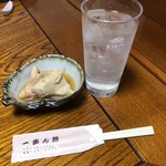 一歩ん路 - レモンサワーとお通し