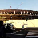 秩父宮ラグビー場 売店 - 国立作ってます。