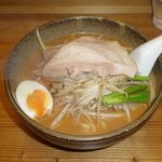 麺匠 ふくや本店 - 超極太みそらーめん 700円