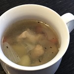 Cafe心麦 - セットメニューのスープ