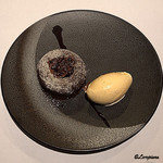 カーサ・デル・チーボ - ﾄﾘｭﾌのﾄﾙﾀﾁｮｺﾗｰﾀにﾊﾞﾆﾗｼﾞｪﾗｰﾄ添え