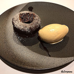 カーサ・デル・チーボ - ﾄﾘｭﾌのﾄﾙﾀﾁｮｺﾗｰﾀにﾊﾞﾆﾗｼﾞｪﾗｰﾄ添え