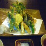 蕎草舎 - 天ぷら
