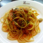 洋食 三浦亭 - ズワイガニのトマトクリームスパゲティー