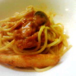 洋食 三浦亭 - ズワイガニのトマトクリームスパゲティー