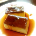 洋食 三浦亭 - 昔ながらのカスタードプリン