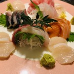 錦江湾 - 刺身の盛り合わせ。