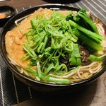 錦江湾 - きつね蕎麦。